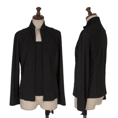 HIROKO BIS Mesh Panel Blouson Black Size 9