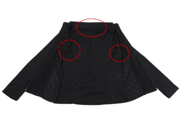 HIROKO BIS Mesh Panel Blouson Black Size 9