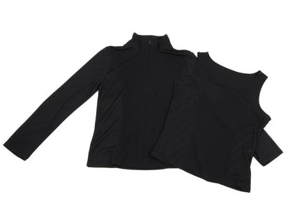 HIROKO BIS Mesh Panel Blouson Black Size 9
