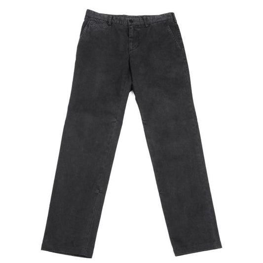 JOSEPH HOMME Garment Dyed Cotton Pants Charcoal Size 46