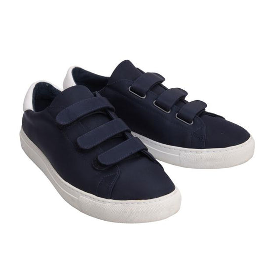 JOSEPH HOMME Velcro Sneakers Navy White Size 42 (27.5cm)