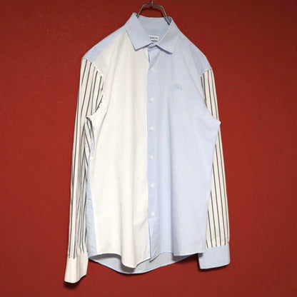 Vintage J.W. Anderson Embroidered Stripe Shirt White Size 48