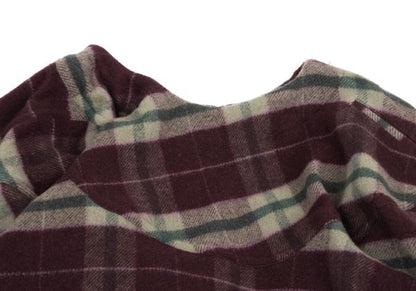 COMME des GARCONS Wool Check Skirt Sarouel Pants Red Size S