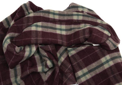 COMME des GARCONS Wool Check Skirt Sarouel Pants Red Size S