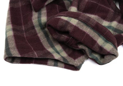 COMME des GARCONS Wool Check Skirt Sarouel Pants Red Size S