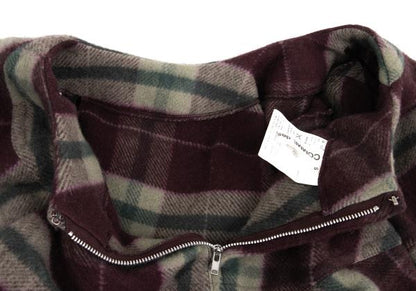 COMME des GARCONS Wool Check Skirt Sarouel Pants Red Size S