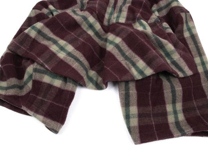 COMME des GARCONS Wool Check Skirt Sarouel Pants Red Size S