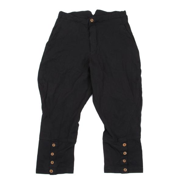 COMME des GARCONS Felted Hem Button Pants Black Size L