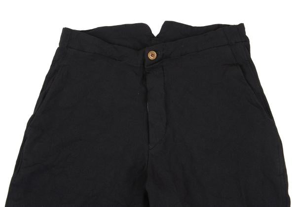 COMME des GARCONS Felted Hem Button Pants Black Size L