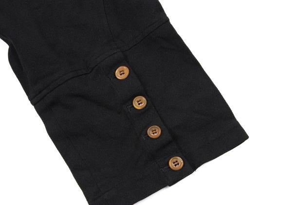 COMME des GARCONS Felted Hem Button Pants Black Size L
