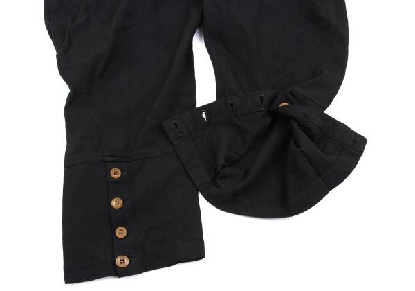 COMME des GARCONS Felted Hem Button Pants Black Size L
