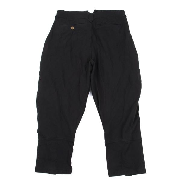 COMME des GARCONS Felted Hem Button Pants Black Size L