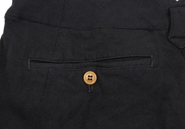 COMME des GARCONS Felted Hem Button Pants Black Size L