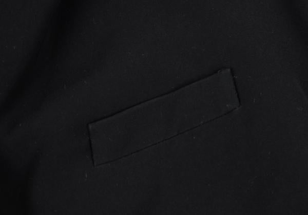 VIKTOR&ROLF Silk Collar Double-Breasted Jacket Black Size 38
