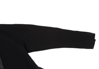 VIKTOR&ROLF Silk Collar Double-Breasted Jacket Black Size 38