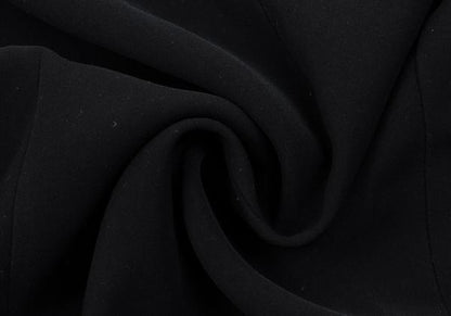 VIKTOR&ROLF Silk Collar Double-Breasted Jacket Black Size 38