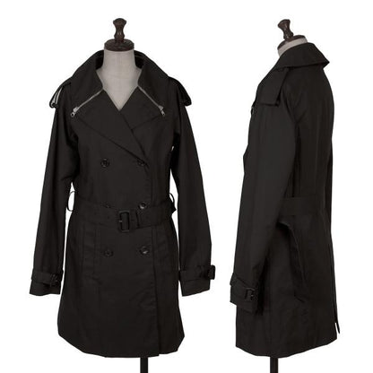 Hussein Chalayan Cotton Zip Detachable Coat Black Size 38