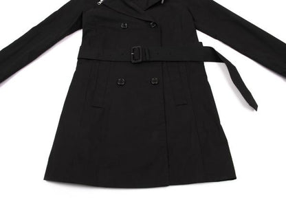 Hussein Chalayan Cotton Zip Detachable Coat Black Size 38