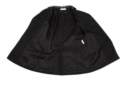 Hussein Chalayan Cotton Zip Detachable Coat Black Size 38