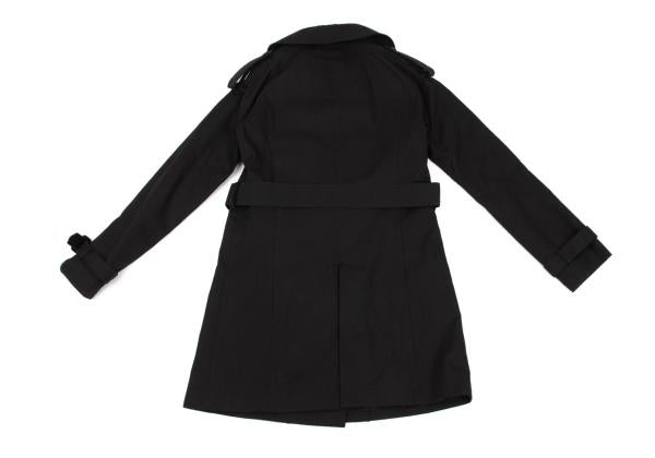 Hussein Chalayan Cotton Zip Detachable Coat Black Size 38