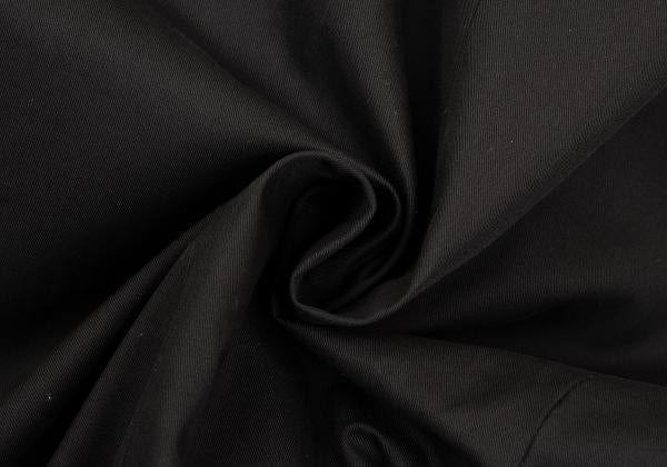 Hussein Chalayan Cotton Zip Detachable Coat Black Size 38