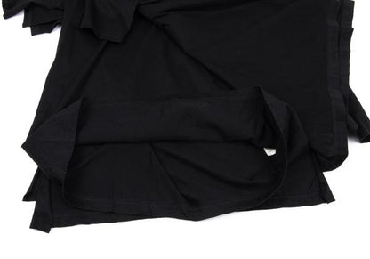 B Yohji Yamamoto Black Cotton Triple-Layer T-Shirt Size 2