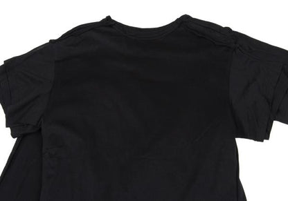 B Yohji Yamamoto Black Cotton Triple-Layer T-Shirt Size 2