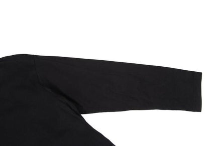 B Yohji Yamamoto Cotton Belt Collar T-Shirt Black Size 2