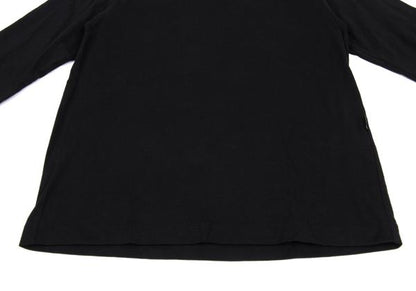 B Yohji Yamamoto Cotton Belt Collar T-Shirt Black Size 2