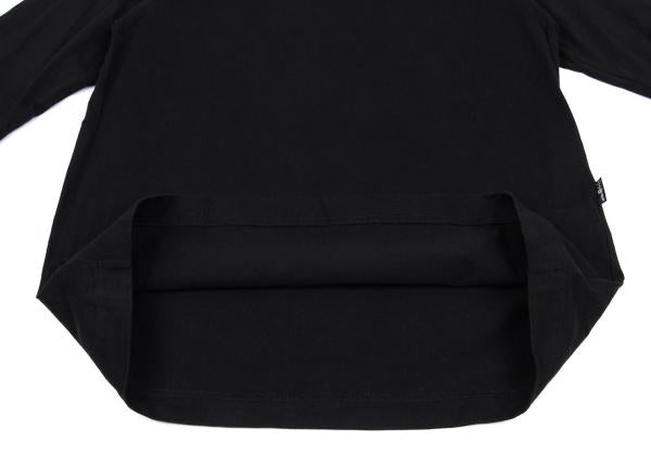 B Yohji Yamamoto Cotton Belt Collar T-Shirt Black Size 2