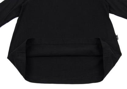 B Yohji Yamamoto Cotton Belt Collar T-Shirt Black Size 2