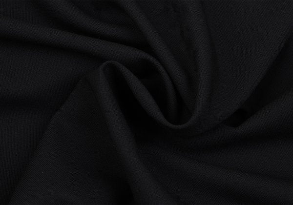 B Yohji Yamamoto Wool Side Drawstring Flap Coat Black Size 1