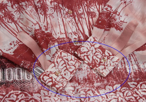 Jean Paul GAULTIER HOMME Poly Hawaiian Pink Multi Shirt Size 48