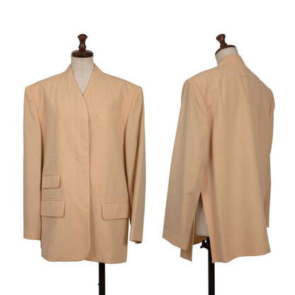 Jean Paul GAULTIER FEMME Wool Fly Front Jacket Pink Size 40