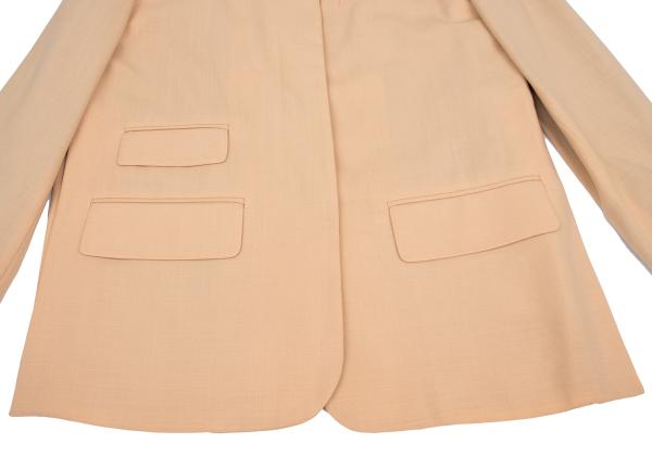Jean Paul GAULTIER FEMME Wool Fly Front Jacket Pink Size 40
