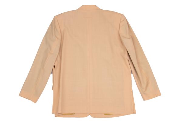 Jean Paul GAULTIER FEMME Wool Fly Front Jacket Pink Size 40