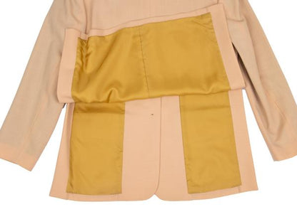 Jean Paul GAULTIER FEMME Wool Fly Front Jacket Pink Size 40