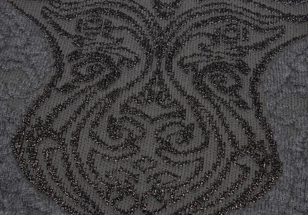 Jean Paul GAULTIER HOMME Reversible Boa Jacket Gray Size 48