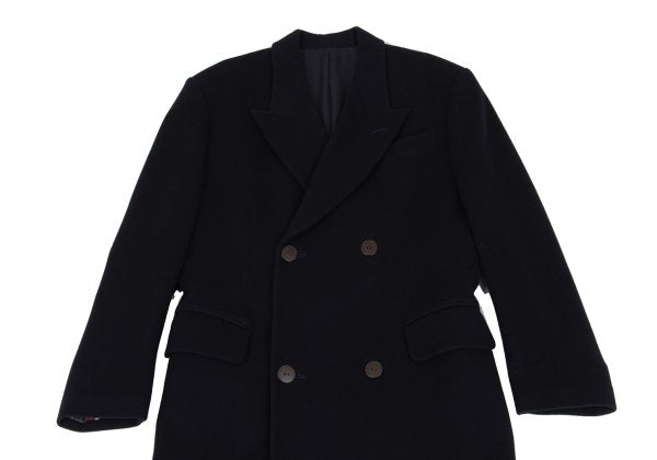 Jean Paul GAULTIER HOMME Navy Flannel Chester Coat Size 50