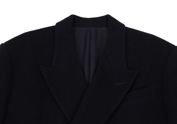 Jean Paul GAULTIER HOMME Navy Flannel Chester Coat Size 50