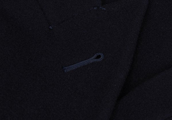 Jean Paul GAULTIER HOMME Navy Flannel Chester Coat Size 50