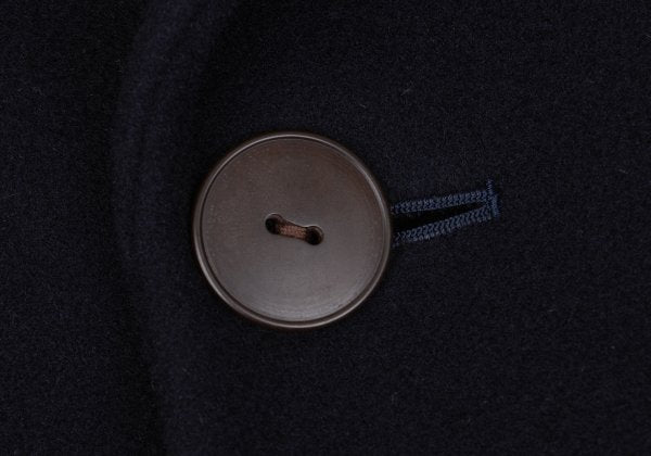 Jean Paul GAULTIER HOMME Navy Flannel Chester Coat Size 50
