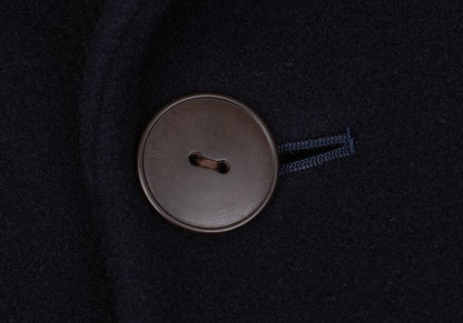 Jean Paul GAULTIER HOMME Navy Flannel Chester Coat Size 50