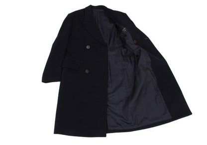 Jean Paul GAULTIER HOMME Navy Flannel Chester Coat Size 50