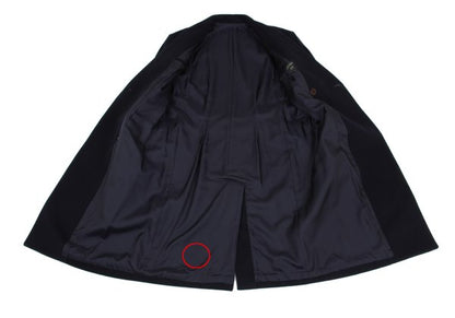 Jean Paul GAULTIER HOMME Navy Flannel Chester Coat Size 50