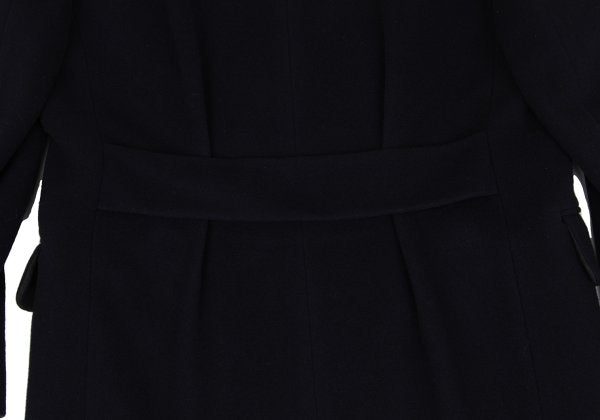 Jean Paul GAULTIER HOMME Navy Flannel Chester Coat Size 50