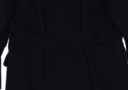 Jean Paul GAULTIER HOMME Navy Flannel Chester Coat Size 50