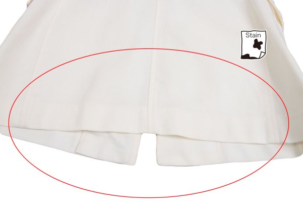 Jean Paul GAULTIER CLASSIQUE Cotton Flap Off White Vest Size 40