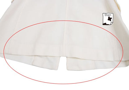 Jean Paul GAULTIER CLASSIQUE Cotton Flap Off White Vest Size 40