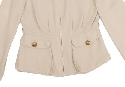 Jean Paul GAULTIER CLASSIQUE Blended Jacket Beige Size 42